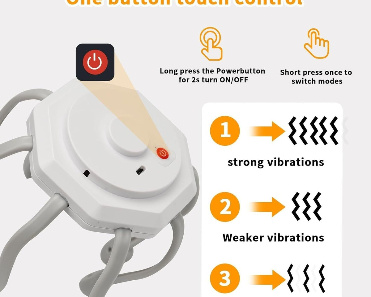Hair Scalp Massager with 8 Vibrating Contacts