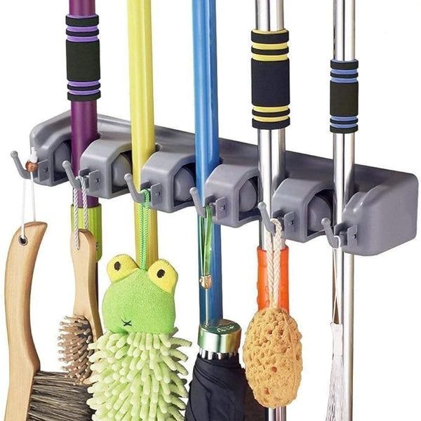 Wall Mounted Mop & Broom Holder