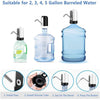 Electric Portable Water Dispenser Pump – USB Rechargeable Automatic Drinking Water Pump with LED Light,