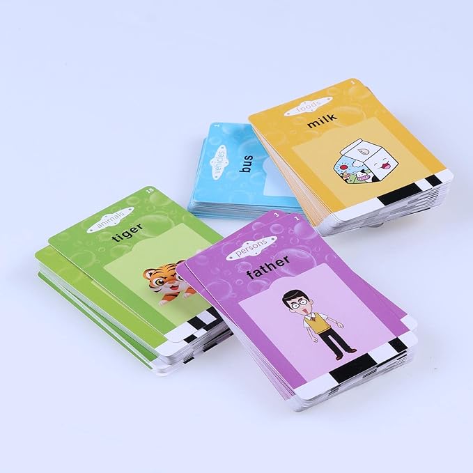 Kids Educational Flash Cards Learning Toy – Talking Flash Card Reader with 112 Cards