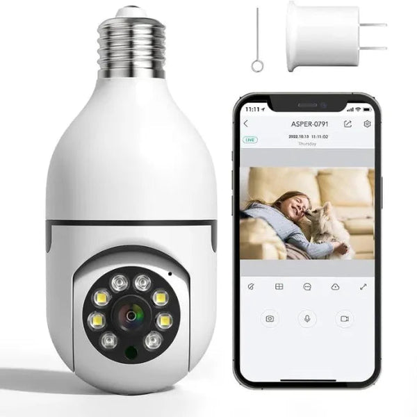Night Vision Wireless Bulb Camera