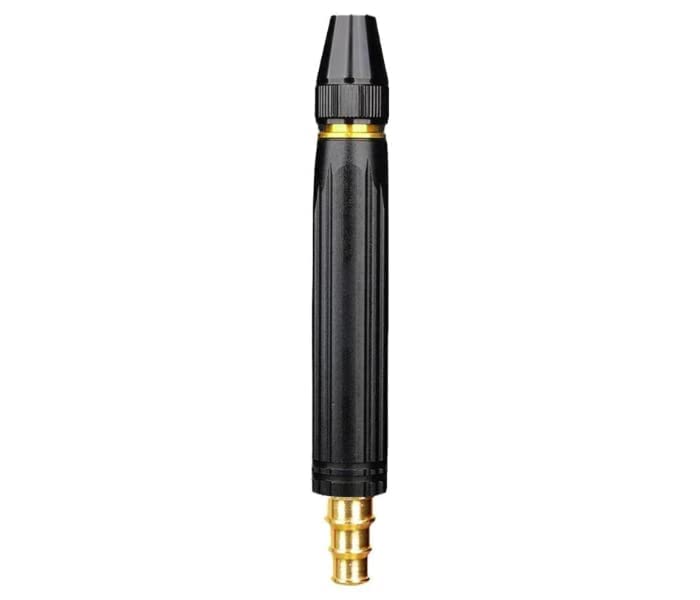 High Pressure Brass Garden Hose Nozzle – Heavy Duty Adjustable Water Spray Gun