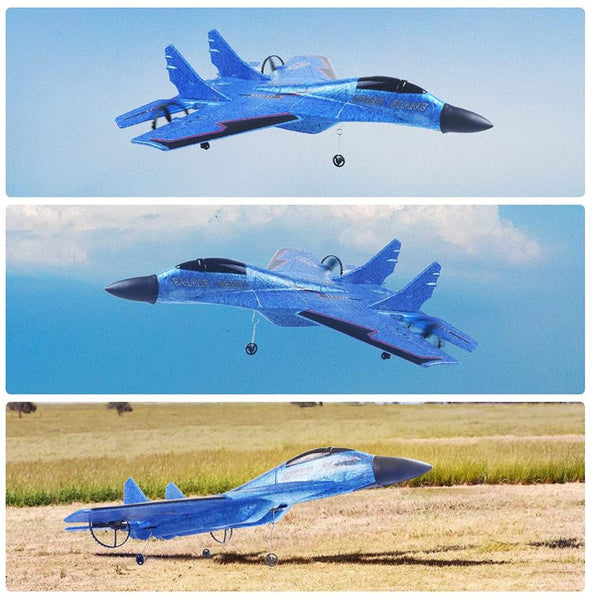 RC Airplane with Gyro Stabilization
