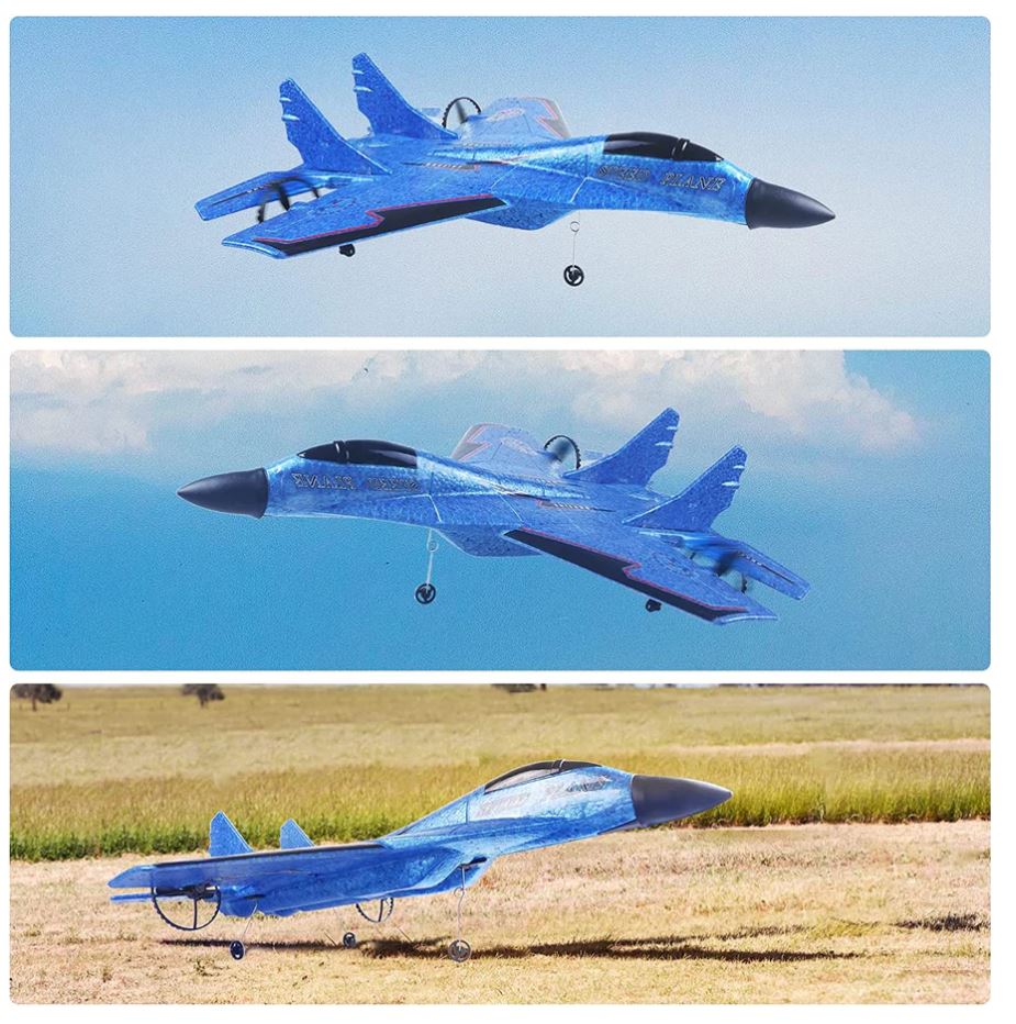 RC Airplane with Gyro Stabilization