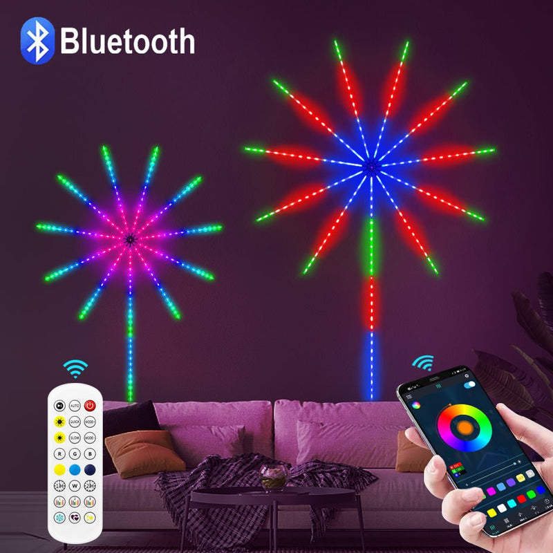 Smart Firework LED Wall Lights