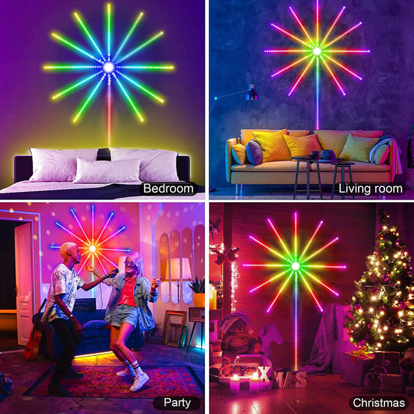 Smart Firework LED Wall Lights